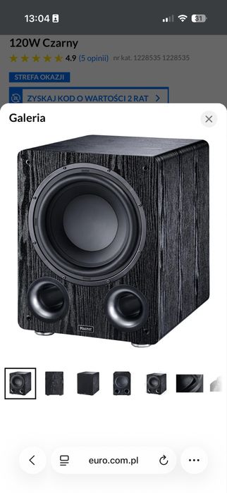 Subwoofer aktywny Magnat Alpha RS 12