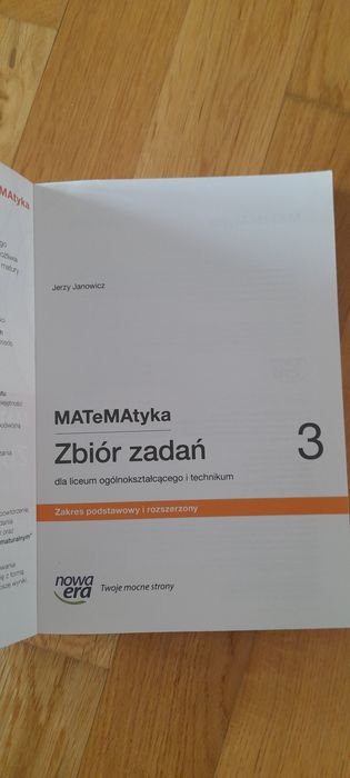 Matematyka zbiór zadań 3