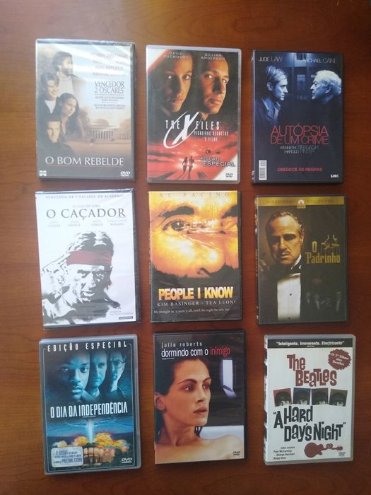 DVDs diversos clássicos