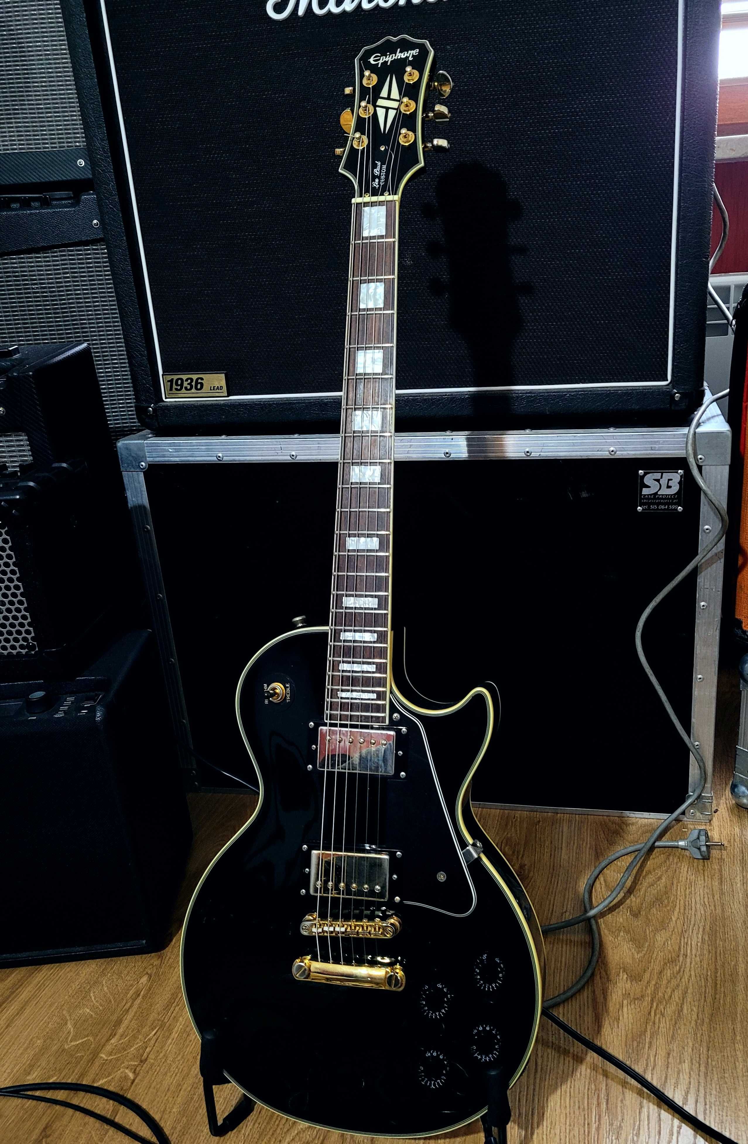 EPIPHONE Les Paul Custom (EB) - próbki brzmień YouTube!!