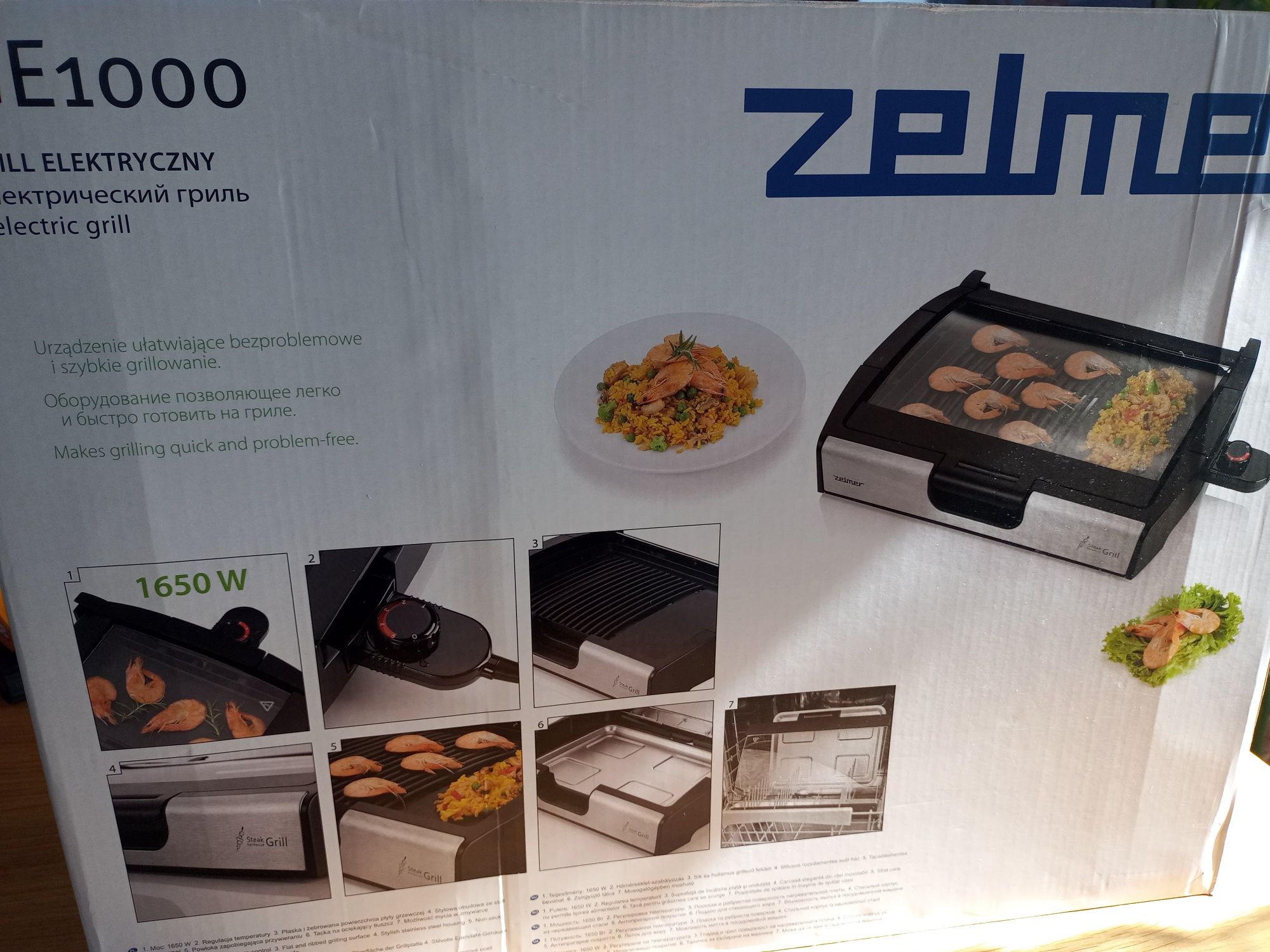 Grill elektryczny Zelmer GE1000