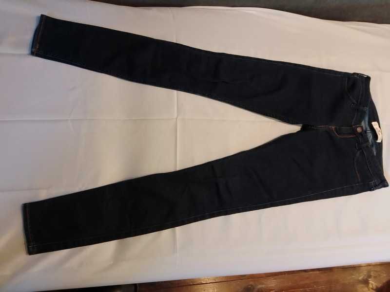 Spodnie damskie jeans rurki niski stan 26/31 Hollister