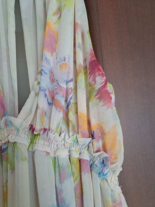 Długa sukienka Zara w stylu boho r. S/M