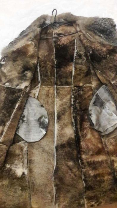 Стильная дубленка, натуральная. Состояние новой. Размер 40-42