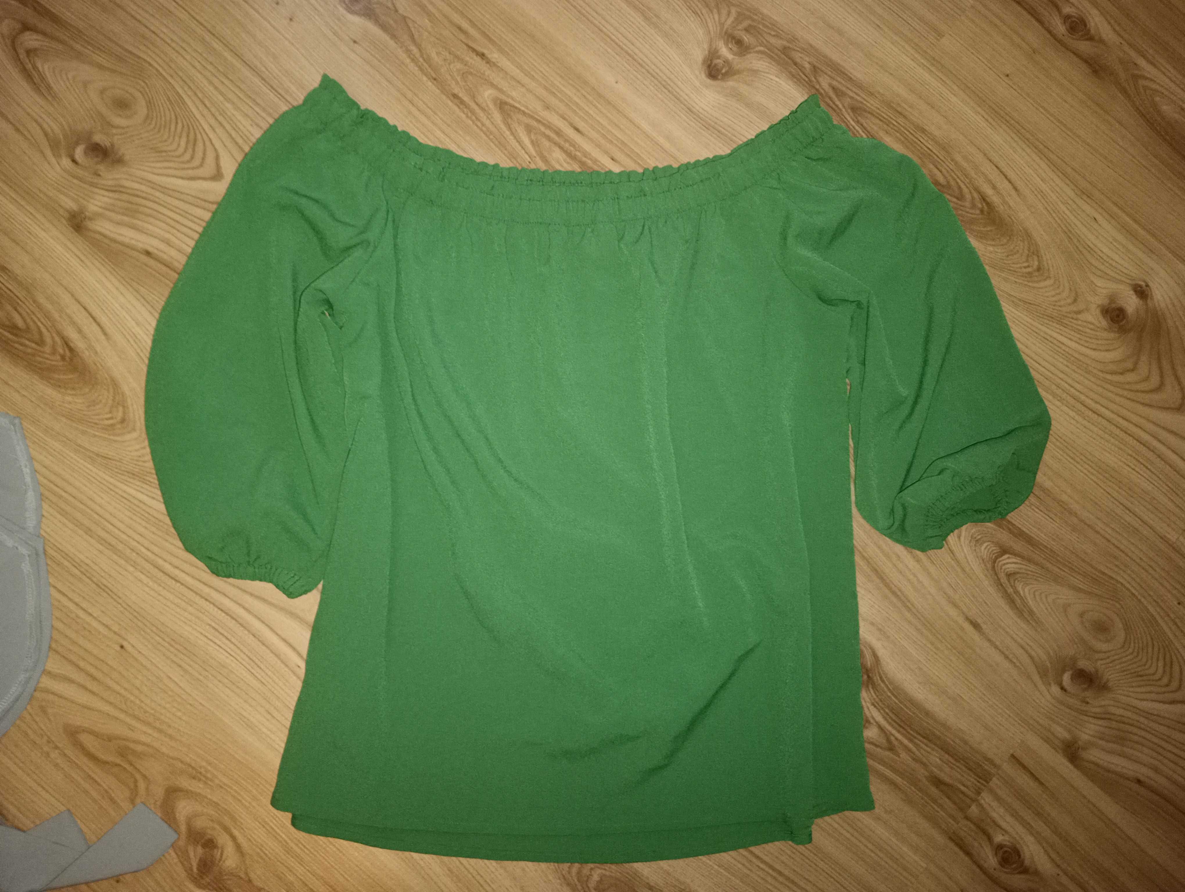 Zielona lekka bluzka