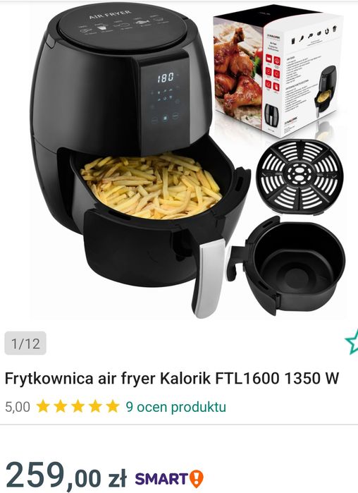 Frytkownica air fryer Kalorik 1350 W