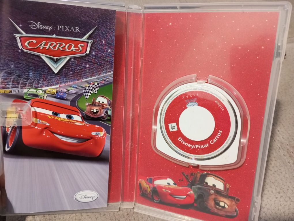 Jogo Carros Disney Pixar - PSP