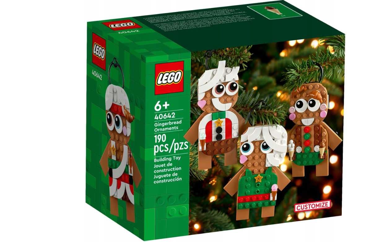 LEGO Piernikowe ozdoby pierniczki prezent na mikołaja