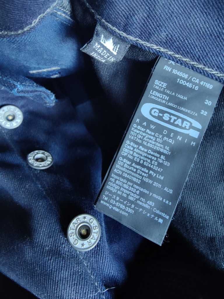 Джинсы G-star New Riley 3d loose tapered jeans Holland w30 navy.