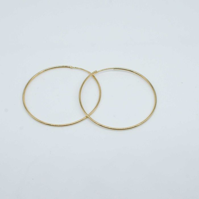 Złote kolczyki 585 KOŁA 1,91gram 5cm Nowe Okazja WYSYŁKA GRATIS