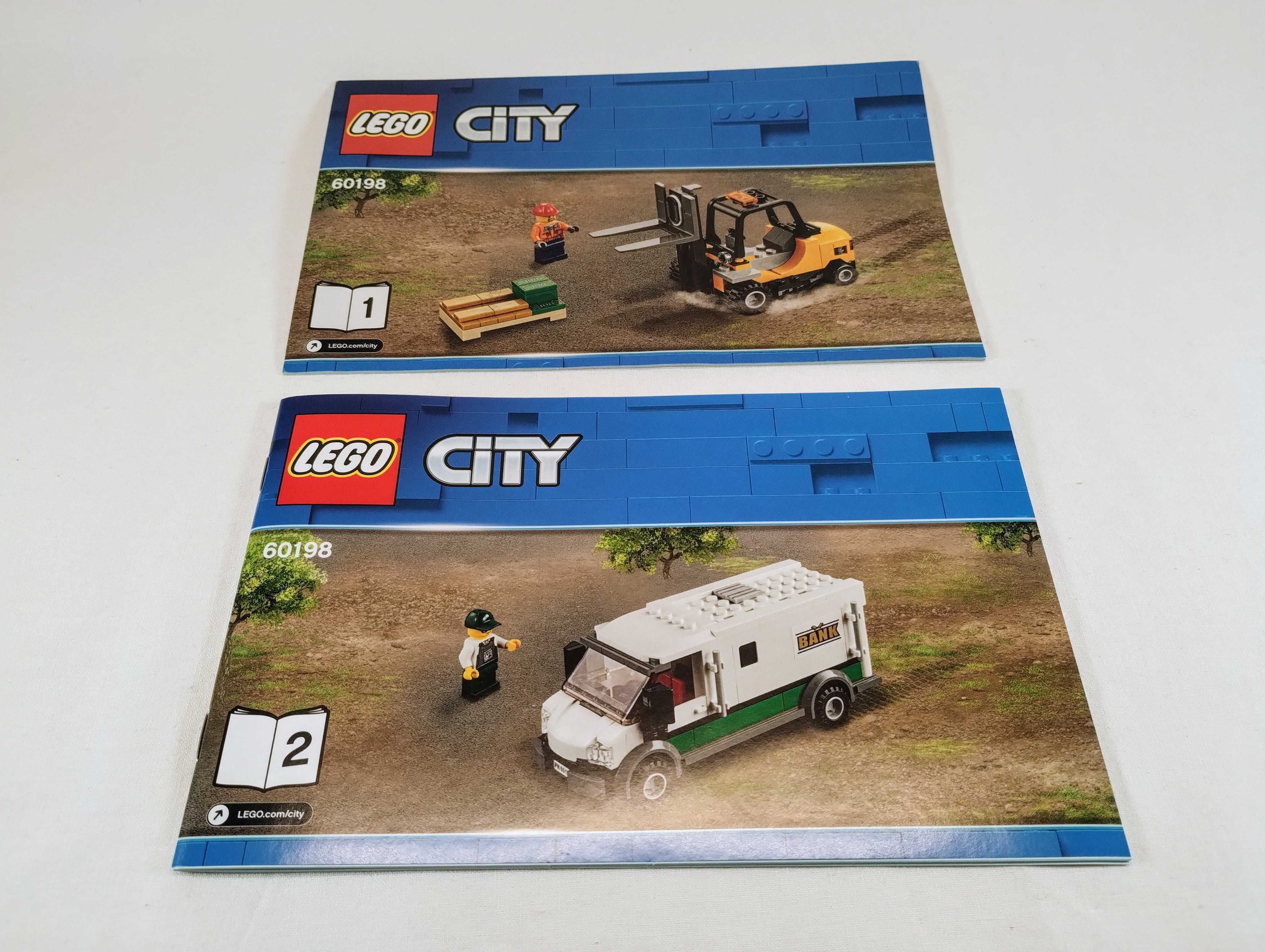 Lego pociąg, 60198, wózek widłowy + furgonetka, nowe