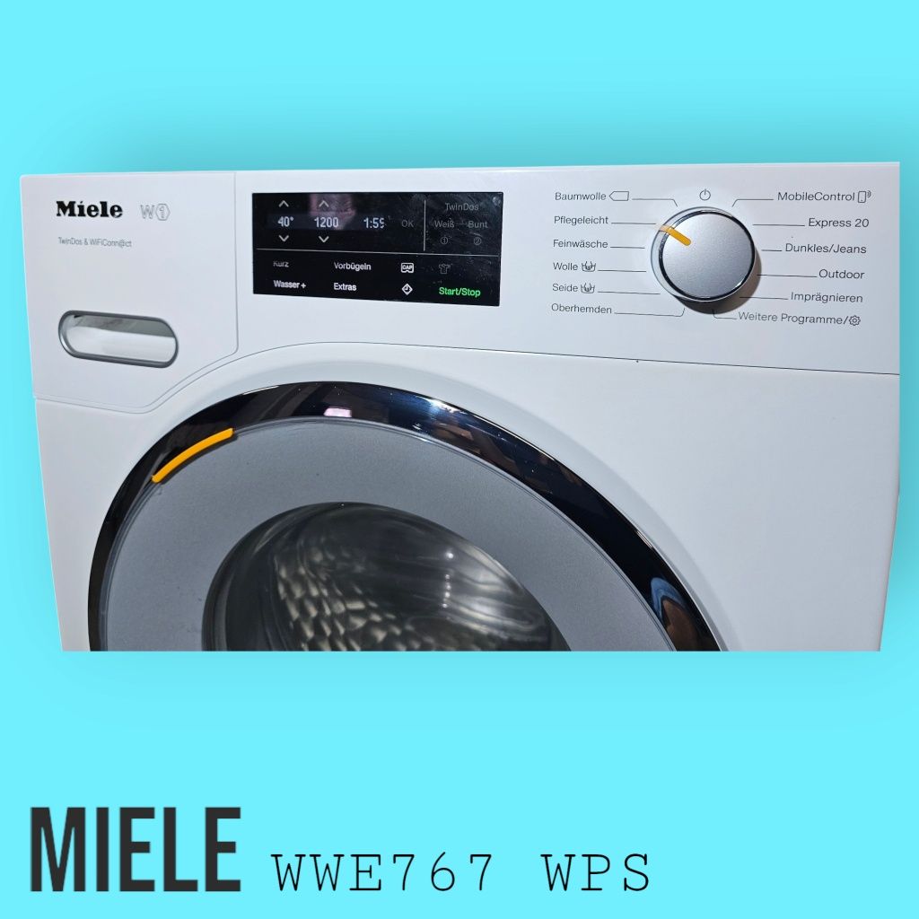 Pralka Miele WWE767 WPS –  WiFi; TwinDos; CapDosing