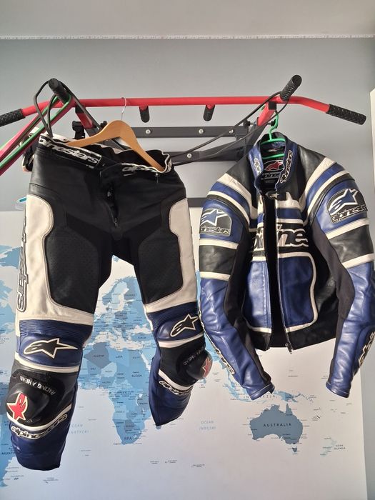 kombinezonj motocyklowy alpinestars zestaw rozmiar 46 strój motocyklow