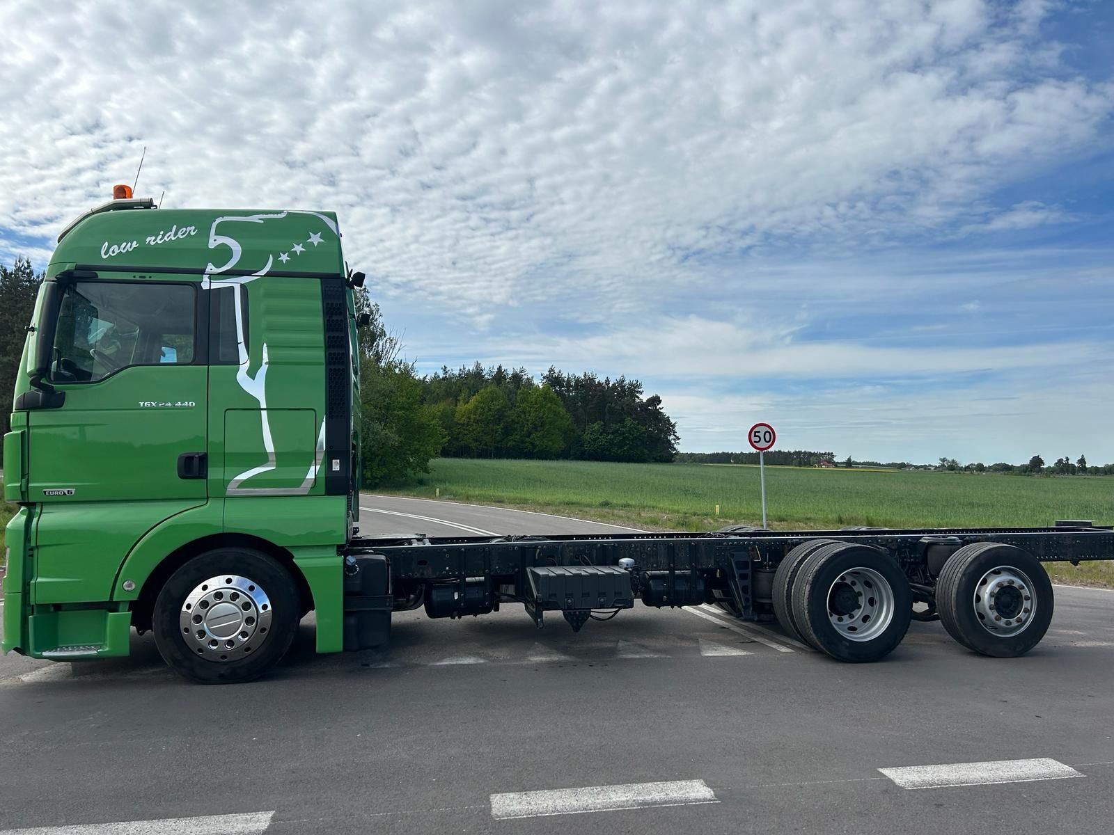 MAN TGX  24.440 ,6X2, Euro 6, 2014 , Do zabudowy , Automat ,