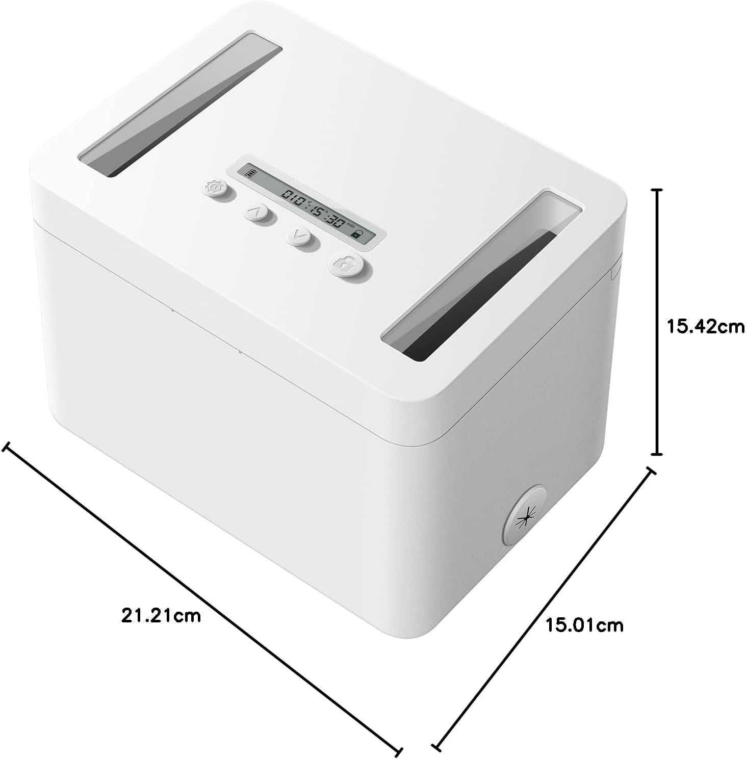 Pojemnik z Blokadą Czasową, Premium Metalowe Pudełko z Blokadą Czasową