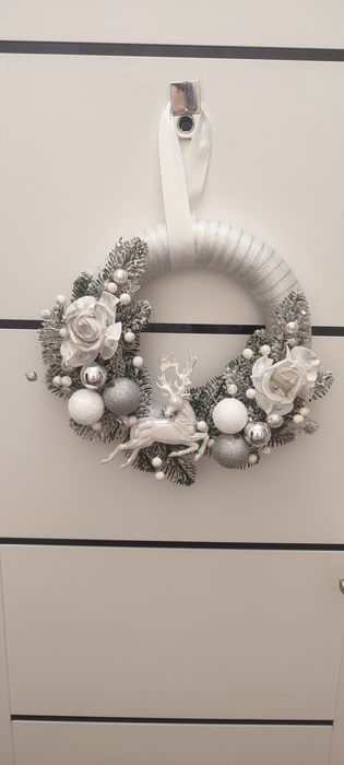 Новогодний венок декор новый год, новорічний вінок декор новий рік