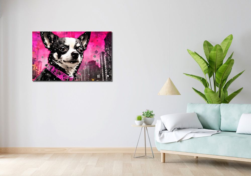 Obraz 100x60cm Mały Psiak o Dużej Duszy