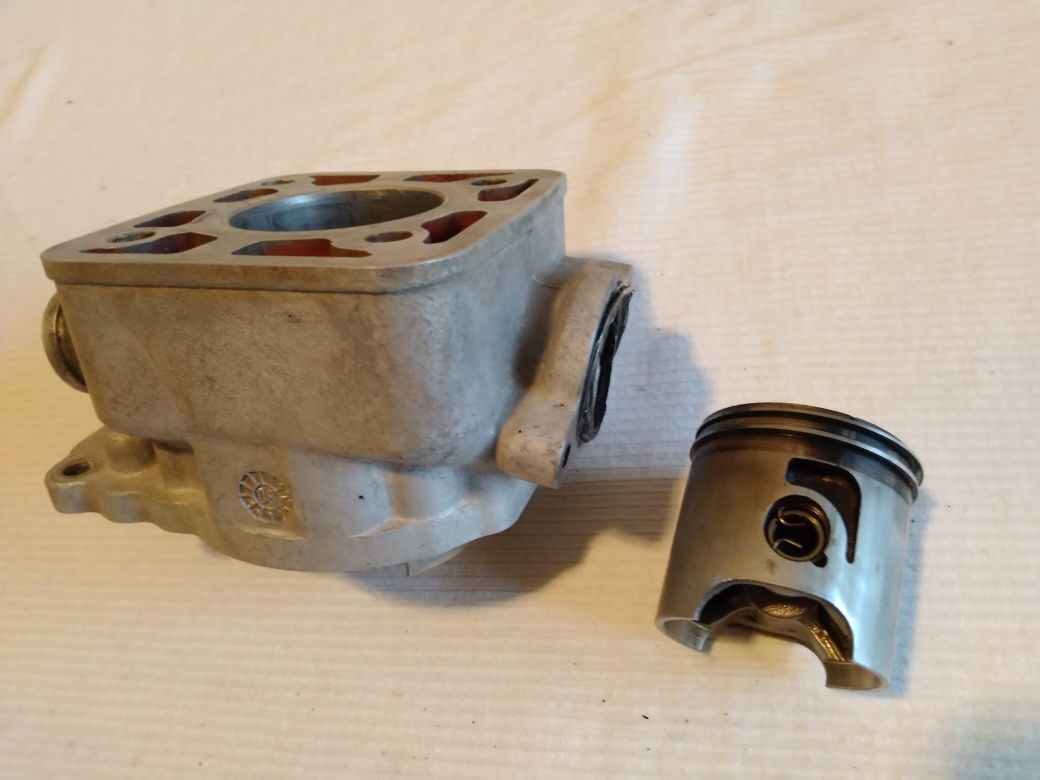 Cilindro Aluminio 48 mm + Colaca + Piston e Segmentos - RMX e TS 50cc