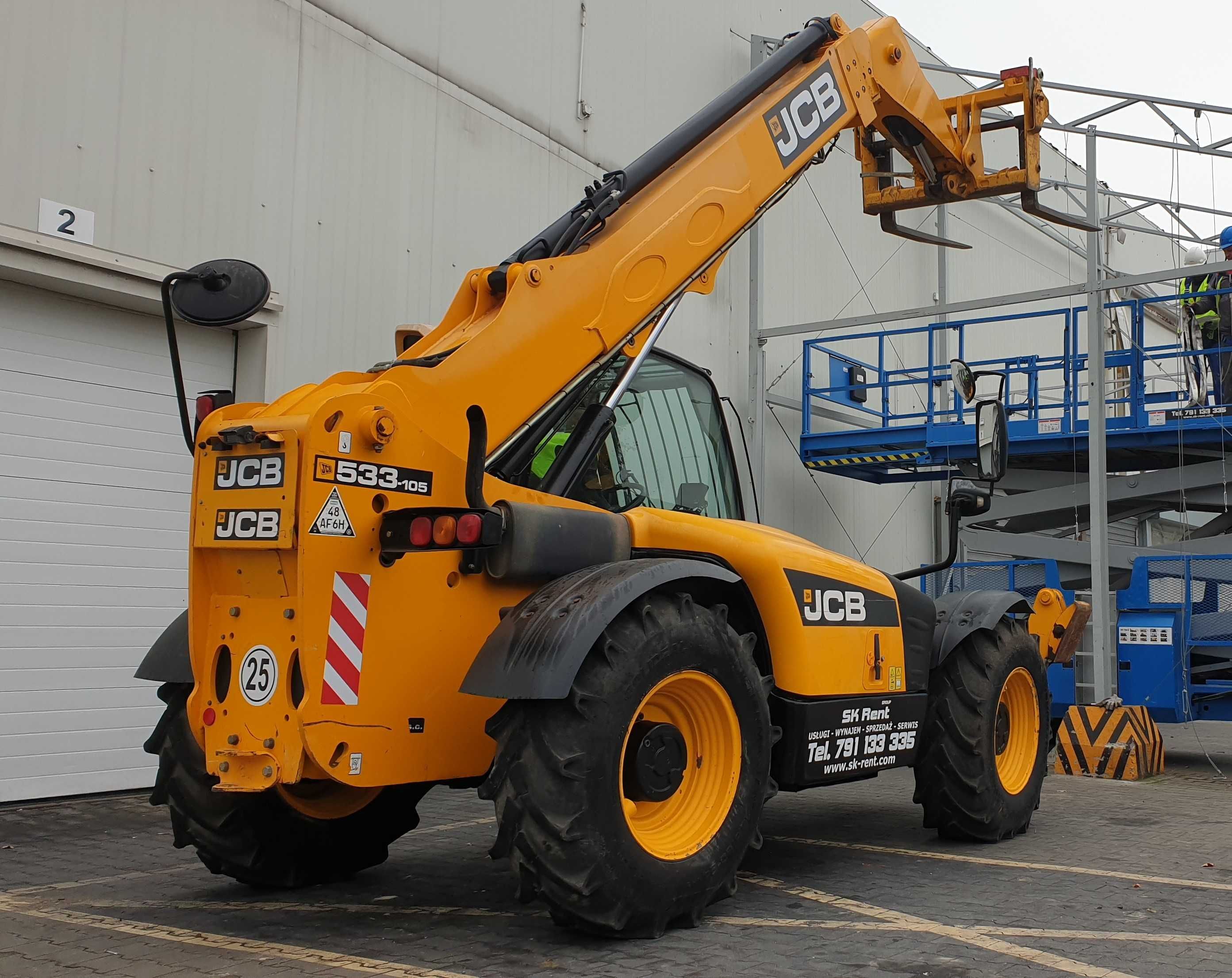Wynajem ładowarka teleskopowa merlo roto mrt manitou jcb  6m-37m
