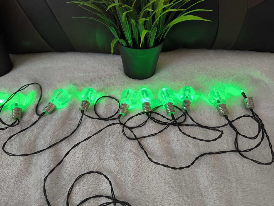 Lampki wielokolorowe LED + Panel solarny