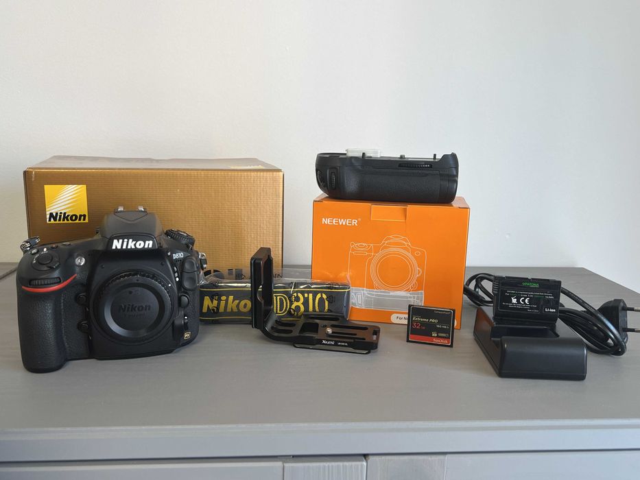 Câmara SLR Nikon D810 com extras