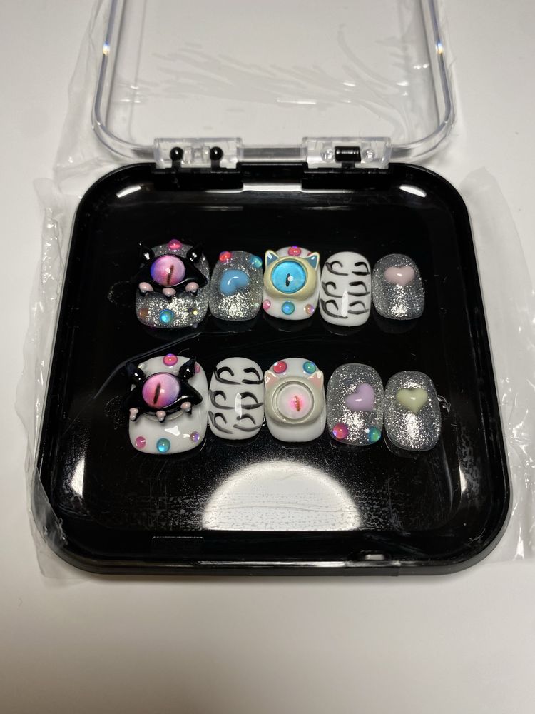 Piękne paznokcie press on nails tipsy r. M
