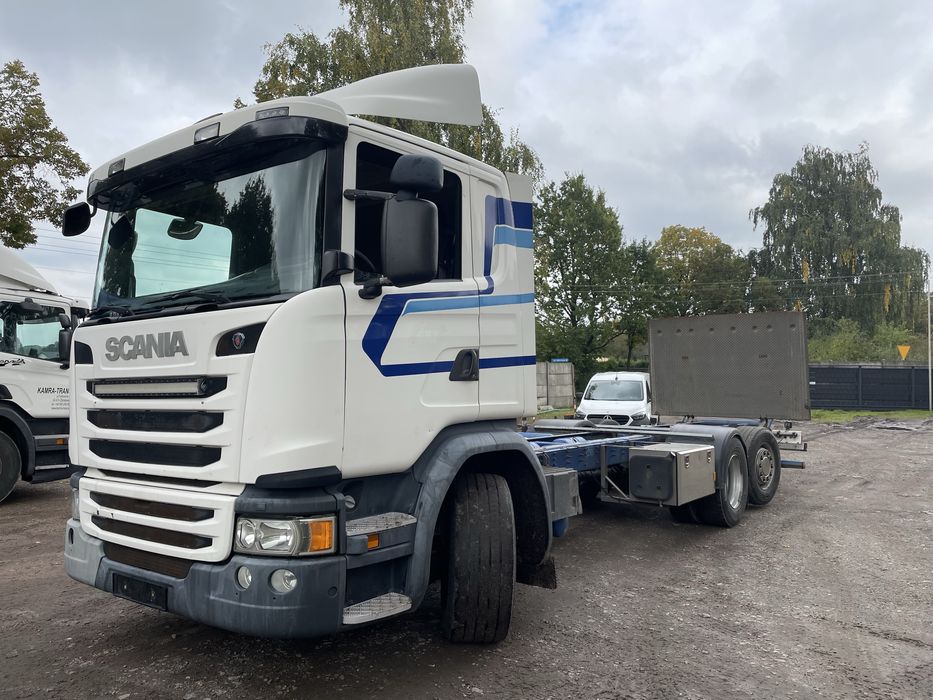 SCANIA G450 Euro 6 2015r. do zabudowy asenizacyjny laweta mleko 6x2