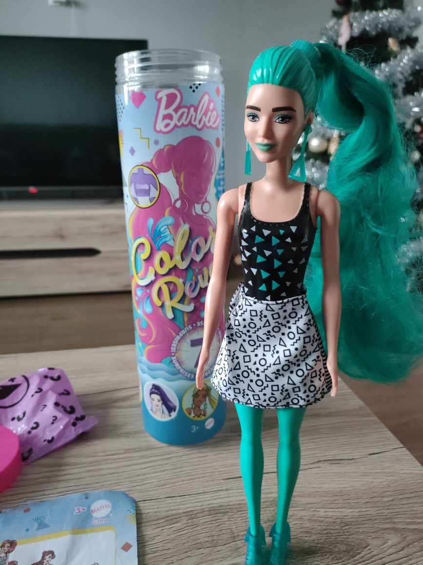 Lalka barbie color reweal
