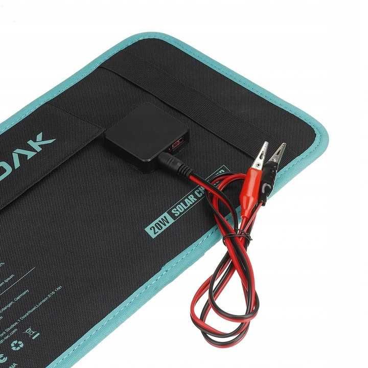 Panel solarny SŁONECZNY KRAK SP-01 20W 17.6V ładowarka