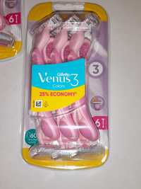 Gillette Venus 3 Maszynki jednorazowe dla kobiet  6 sztuk  nowe