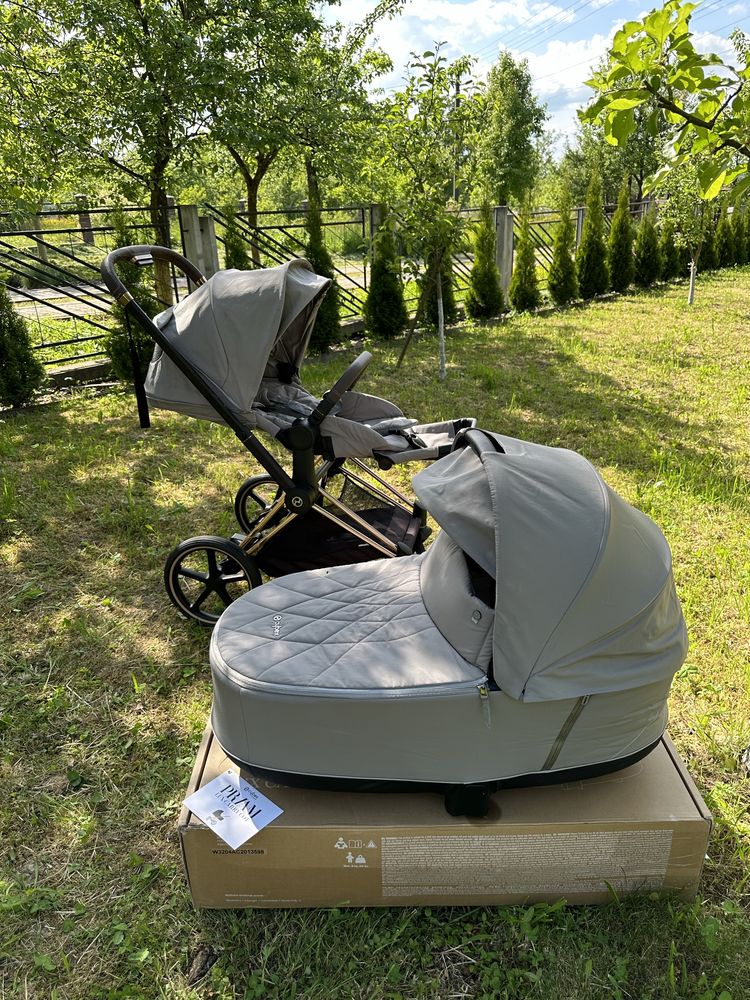 Продам коляску Cybex Cybex Priam 3.0 2 в 1 Soho Grey шасі Rosegold