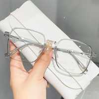 Прозорі іміджеві окуляри антиблікові Grey