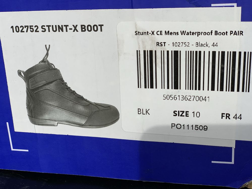 Niskie/krótkie Buty motocyklowe RST Stunt X rozmiar 44 membrana, NOWE!