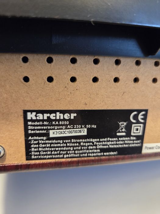 Gramofon Karcher KA 8050 bez igły