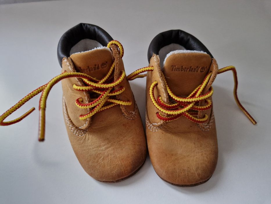 Niechodki Timberland r 15 skórzane
