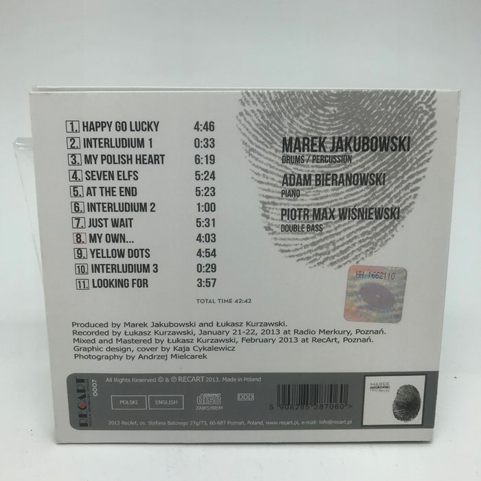 cd - marek jakubowski trio - my own