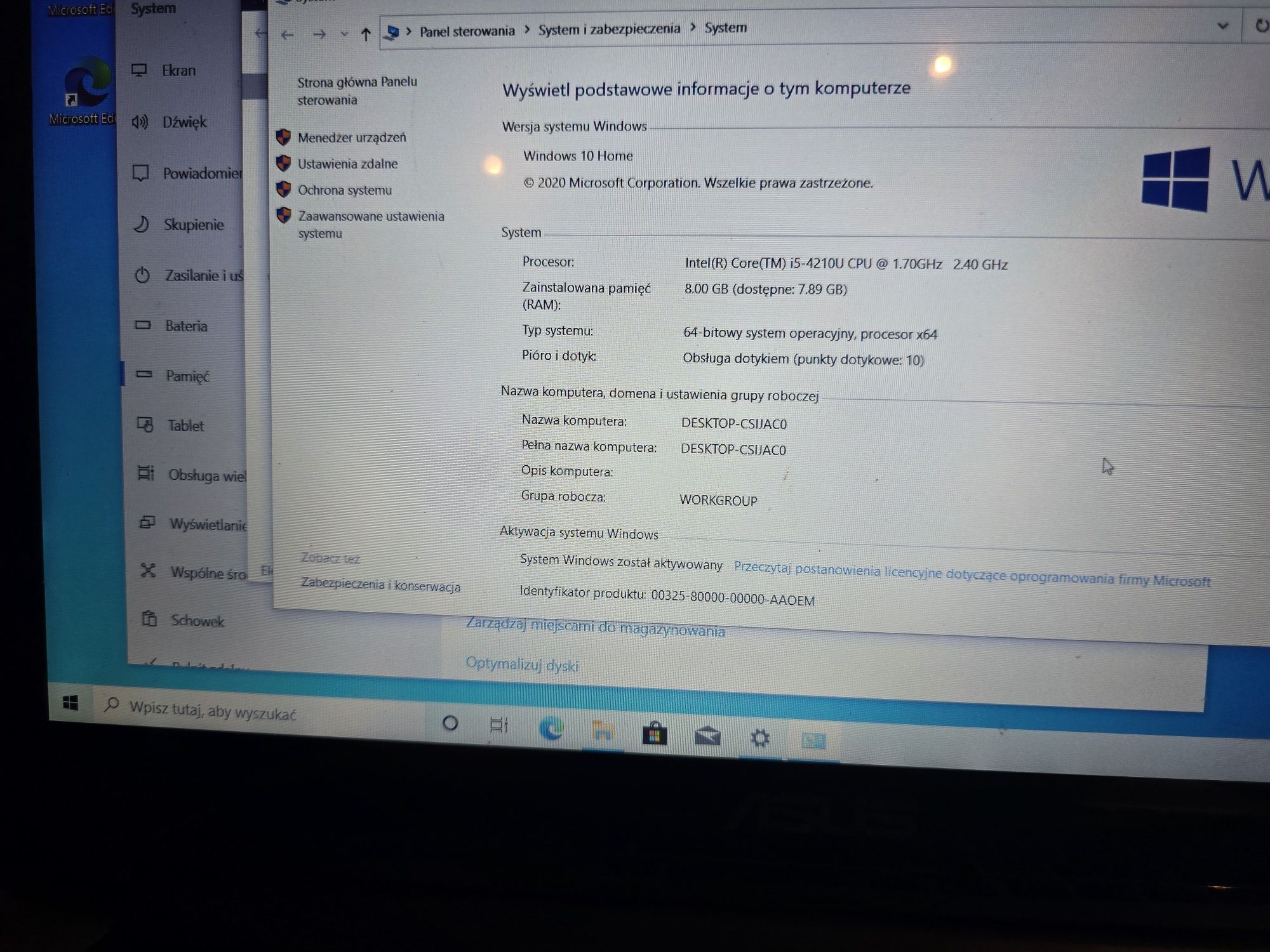 Laptop Tablet Asus TP500L