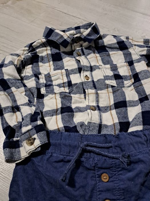 ZESTAW komplet spodnie koszula