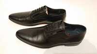 Мужские кожаные классические туфли Basconi 42 43 кожа