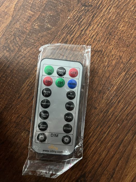 Lampki choinkowe zewnetrzne Ollny 400LED 40m cieple programator pilot