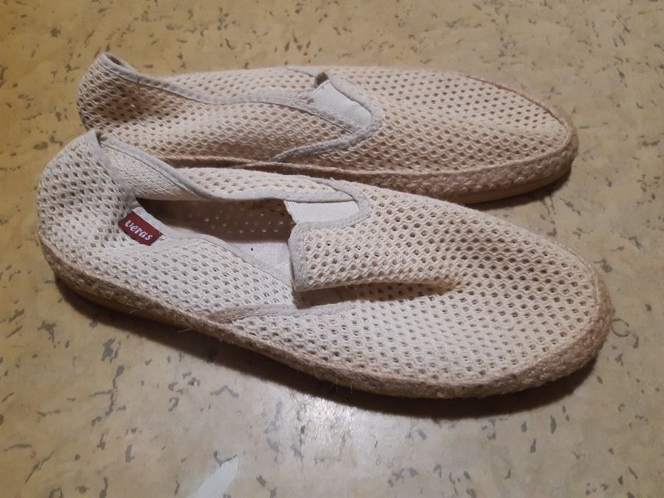 Эспадрильи бежевые