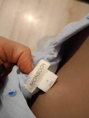 ніжне блакитне плаття паєткі monsoon 7 років.