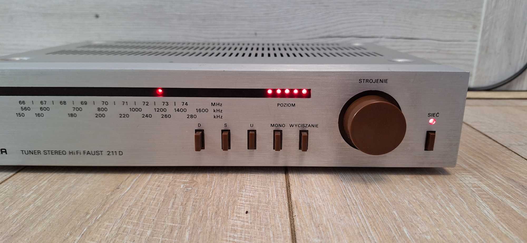Tuner Unitra Faust 211 D ! 100 % Sprawny ! Przestrojony !! OKAZJA !