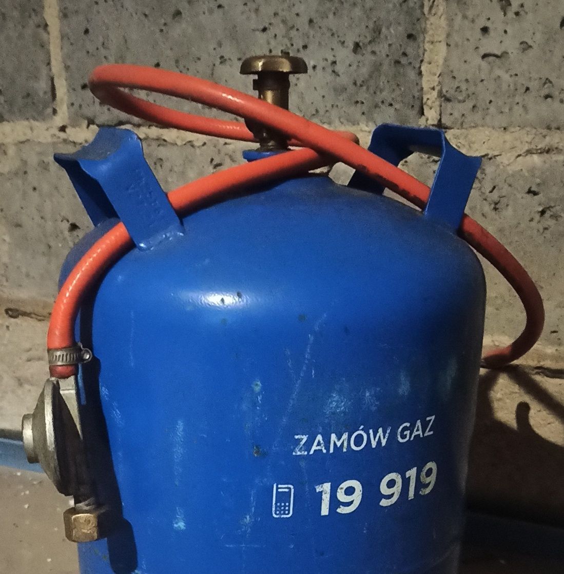 Reduktor z wężem do butli gazowej LPG