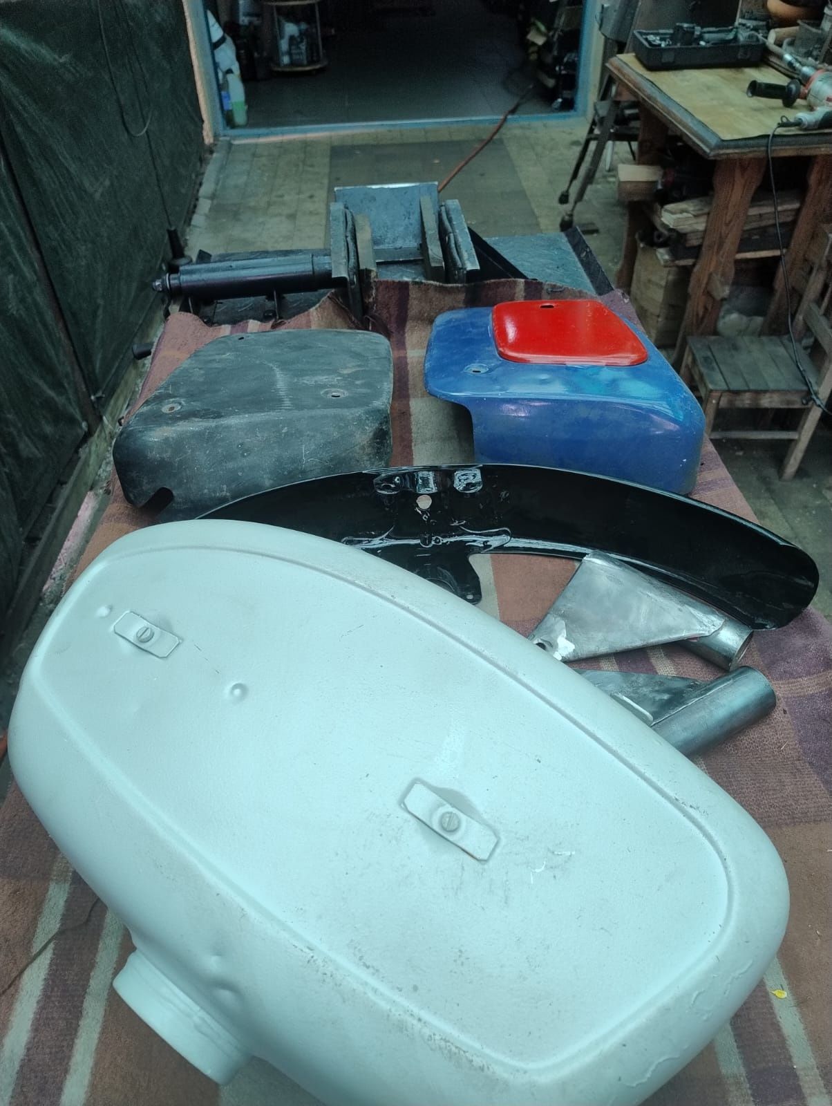 Blachy do motocykla MZ TS 150