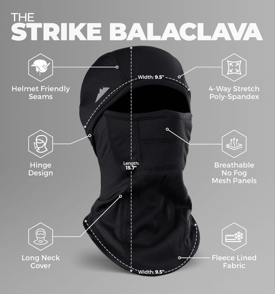 Зимня термо-балаклава Tough Underware.