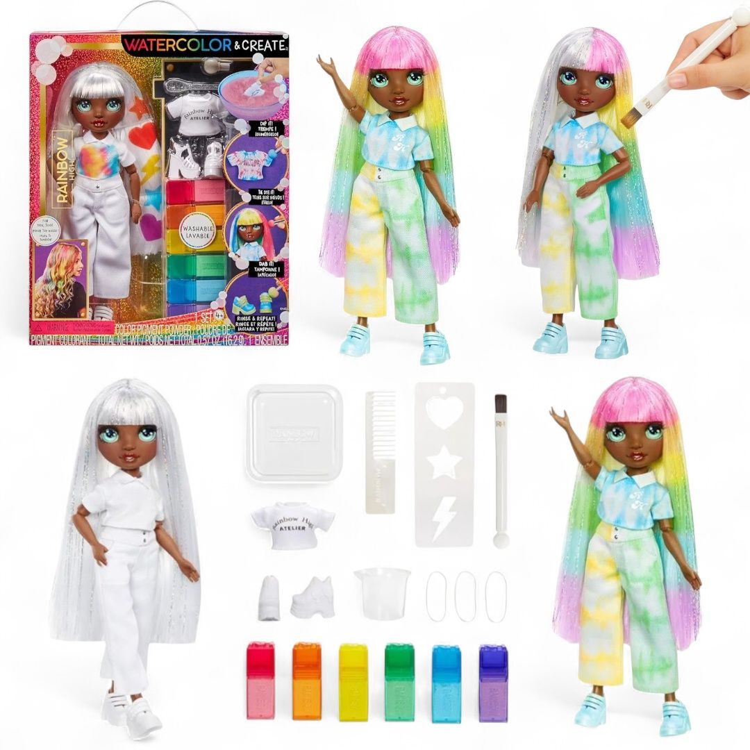 Рейнбоу Хай Rainbow High Watercolor & Create Fashion