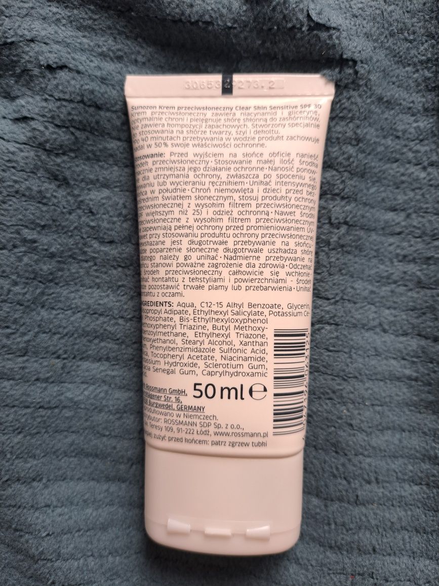 Krem przeciwsłoneczny Sunozon Rossmann