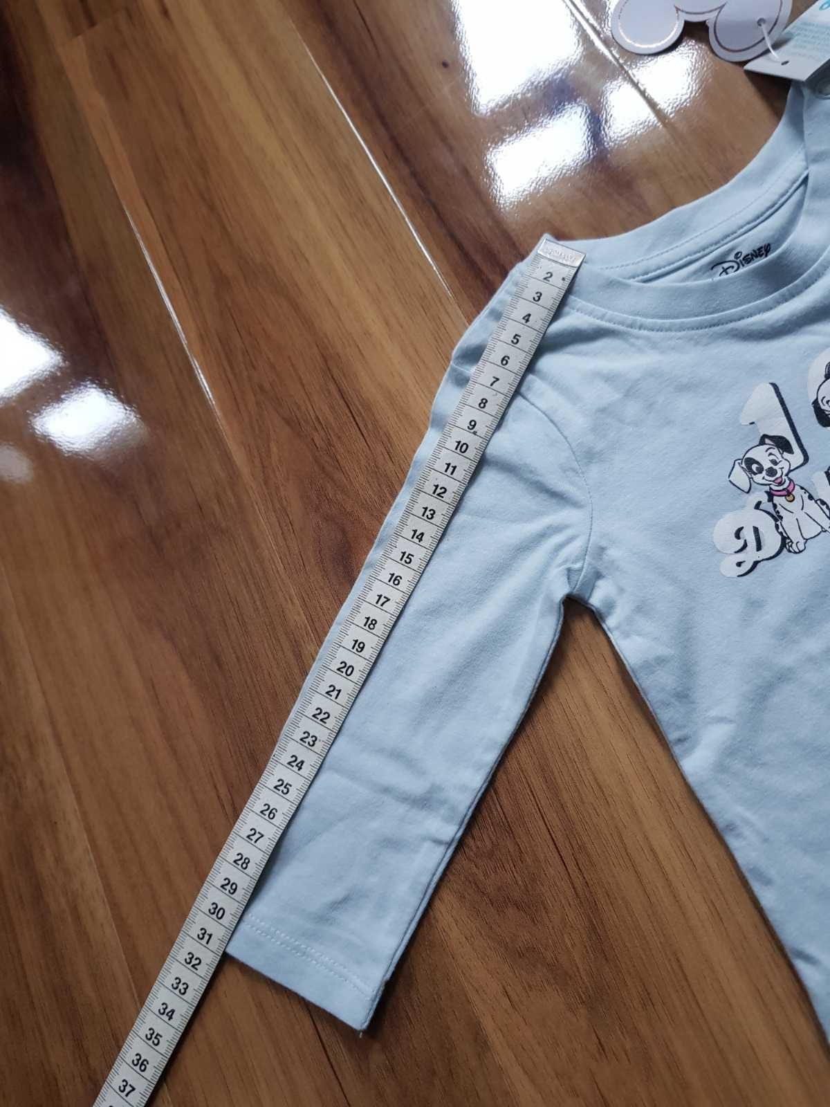 Disney Baby Primark bluzeczka 101 dalmatyńczyków  6-9 miesięcy 74 cm