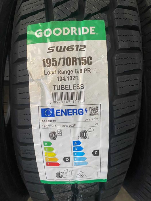 Зима шина Goodride SW612 195/70 R15C 104/102R, усі розміри!!!